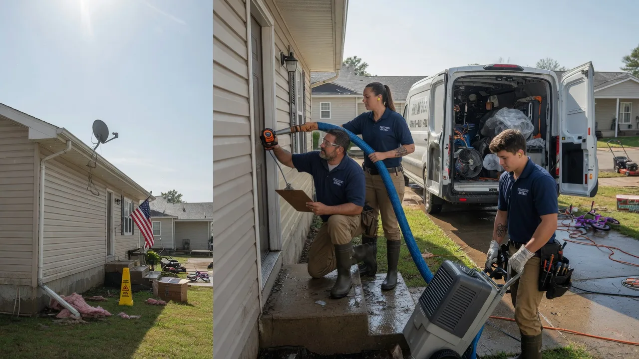 Ceiling Water Damage Restoration in Krum, TX near me